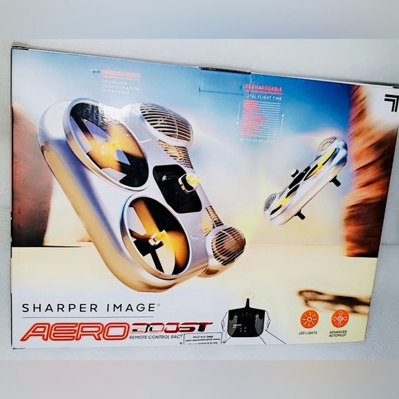 Sharper Image Toy RC Aeroboost Racing Drone NIP - Picture 11 of 12